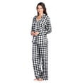 thumbnail image 2 of Casual Nights Women's Long Sleeve Rayon Button Down Pajama Set, 2 of 5