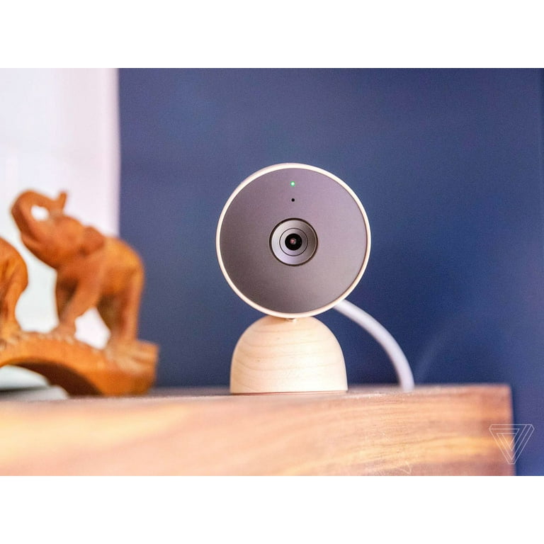 Google Nest Cam (Indoor) (Wired), 2nd Generation (Sand w/maple