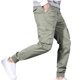 thumbnail image 2 of Pantalones largos para hombre, bolsillos laterales, pies pequeños, ajustados, largos, para hombre, 2 of 6