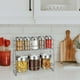 thumbnail image 3 of Set de 5 especieros y 3 frascos Good & Good con rack doble de acero inoxidable, 3 of 5