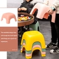 thumbnail image 3 of HEALEEP sitting stool for kids Plastic Load-bearing Square for Children Footstool 1Pcs, 3 of 8