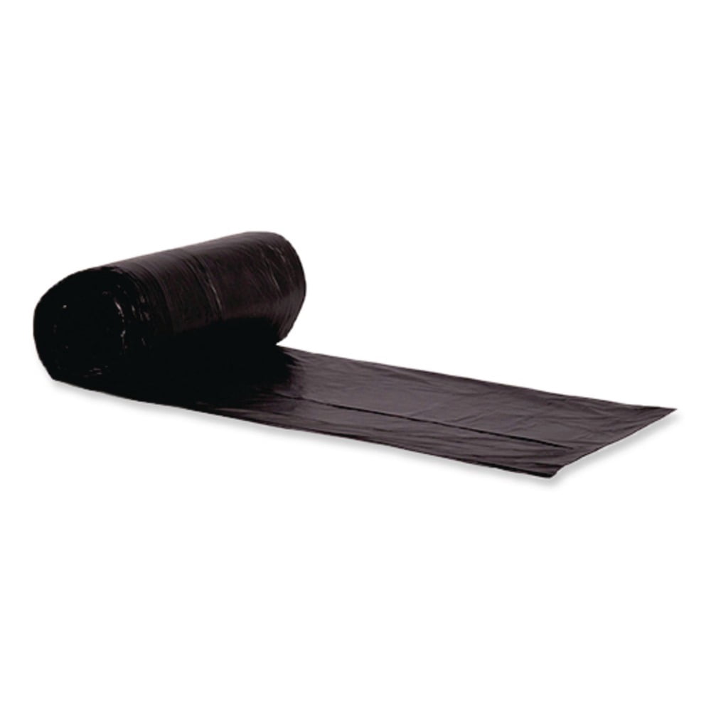 Heritage Repro Liners 45 Gallon Industrial Trash Bag 40" x 46" Low Density 1.2 mil Black 100