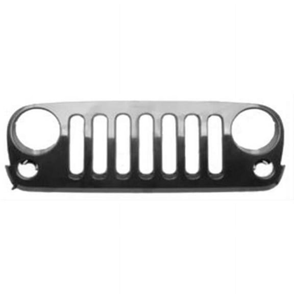 Grille Assembly for 2007-2017 Wrangler - Matte Black