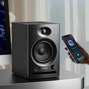 Active Studio Monitor Speakers, Bluetooth 5.3, for Music Production, 60W PC Gaming & Home Audio, Bookshelf Speakers (Pair,Black)