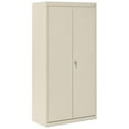 thumbnail image 2 of Sandusky 36"W x 18"D x 72"H Classic Series Locking Cabinet with Adjustable Shelves, 900 lb Capacity, Putty, 2 of 12
