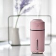 thumbnail image 4 of Latrodar USB Humidifier With Colorful Light ,Large Capacity 320ML Quiet Cool Mist Humidifier For Bedroom And Office ,Car, Easy To Clean Pink Durable, 4 of 5