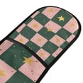 thumbnail image 4 of Yayeee Double Oven Mitt Kitchen Heat Resistant Baking 35" x7" Quilted Glove, Pink Abstract, 4 of 6