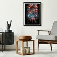 thumbnail image 4 of Roses and Feathers Dream Catcher DIY 5D Diamond Art Paint with Full Drill Round Diamond Gems Painting by Number Kits for Adults Art Craft Home Wall Decoration 11.8x15.8inch(1), 4 of 8