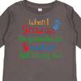 thumbnail image 4 of Inktastic Future Auditor Like My Dad Boys or Girls Long Sleeve Toddler T-Shirt, 4 of 5
