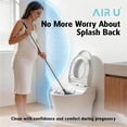thumbnail image 3 of Toilet Bowl Brush with Long Handle, 23-42inch Adjustable 4-Section Aluminum Pole, Durable Nylon Bristles, No Bending Bathroom Cleaning Brush for Seniors, Pregnant Women, Back Pain Sufferers, Janitors, 3 of 4