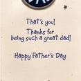 thumbnail image 3 of American Greetings Father's Day Card for Dad with Keepsake (Number One Dad), 3 of 5