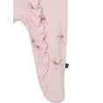thumbnail image 6 of Modern Moments by Gerber Neutral Two-Way Zip Viscose Ruffled Sleep ´N Play Footed Pajamas, Sizes Newborn - 6/9 Months, 6 of 7