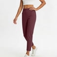 thumbnail image 4 of Yievot Women's Golf Pants Stretch Work Ankle Pants High Waist Workout Yoga Pants with Pockets for Travel Casual, 4 of 8