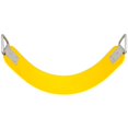 thumbnail image 1 of Swing Set Stuff Commercial Rubber Belt Seat with SSS Logo Sticker Yellow, 1 of 5