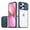 Navyblue, variant on Case for iPhone SE 3 2022/SE 2 2020/ iPhone 8/ iPhone 7, Compatible with MagSafe Wireless Charging Crystal Clear Anti-Scratch Shockproof Slide Camera Cover for iPhone SE 4.7", Black