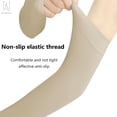 thumbnail image 4 of Gustave 1 Pair UV Sun Protection Cooling Arm Sleeves Men Women Long Arm Cover Sleeves for Basketball Sports Running Golf Cycling Driving Fishing, 4 of 11