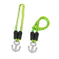 thumbnail image 2 of guohui 2 Pieces Bungee Dock Line Boat Tow Rope Heavy Duty Mooring Dock Line Quick Connector Comfortable Grip Double Braid Rope Suitable for Water Skiing Pont, 2 of 8