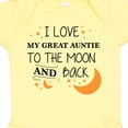 thumbnail image 4 of Inktastic I Love My Great Auntie to the Moon and Back Boys or Girls Baby Bodysuit, 4 of 5
