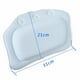thumbnail image 4 of Almohada suave para bañera, reposacabezas, impermeable, PVC, cojín de baño, ventosas, cabeza, cuello, reposacabezas, almohadas sidaley JJ20817-05, 4 of 5