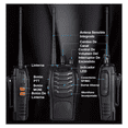 thumbnail image 3 of Radios Walkie Talkies Con Manos Libres 4 unidades Malubero Negro, 3 of 5