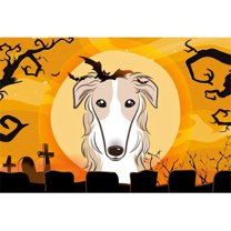 Carolines Treasures BB1786PLMT Halloween Borzoi Fabric Placemat