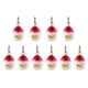 thumbnail image 5 of 10 piezas de forma de Papá Noel cascabeles para mascotas colgante de dibujos animados para mascotas collar suministros, 5 of 8