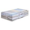 thumbnail image 2 of Clothing Storage Qwtwty Underbed Storage Bag Reinforced Steel Frame Sturdy Structure, Foldable Organise Containers,Handles, See-Through, for Clothing, Blankets, Sweaters, Toys, Quilts on Clearance, 2 of 9