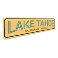 thumbnail image 3 of Lake Tahoe Decorative Novelty Sign, Metal Wall Decor - 4x18 inches, 3 of 4