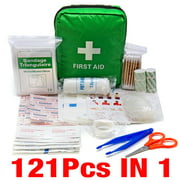 121 Pieces First Aid Kit All-Purpose Premium Medical Supplies & Emergency Bag