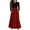 #A05-Wine, variant on Abcomgle Girls Dresses Size 10-12 Casual Patchwork Ruffle Long Sleeve Maxi Dress Plaid Crew Neck Sundresses Summer Tiered Dresses with Pockets,11-12 Years Army Green