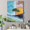 thumbnail image 4 of UXIEQU Lone Tree Landscape Canvas Wall Art 15.75x11.81 Inches, 4 of 8