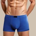 thumbnail image 2 of khonts,Men's Boxer Briefs Comfortable Breathable Underwear Mid Rise Underpants for Daily Wear Versatile Design for All Seasons Blue XL, 2 of 4