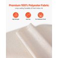 thumbnail image 3 of KFFKFF Panel Track Blinds, Extendable Track from 45.8 in to 86 in W, Trimmable Panel Curtains Up to 96 in H, Adjustable Vertical Panel Blinds, Light Brown, 3 of 9