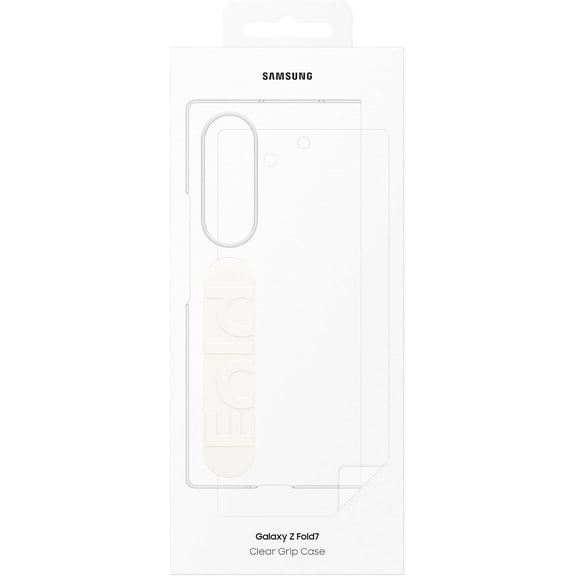 Samsung Galaxy Z Fold 7 8.0" Clear Case with Grip Stand - EF-QF966CTEGWW