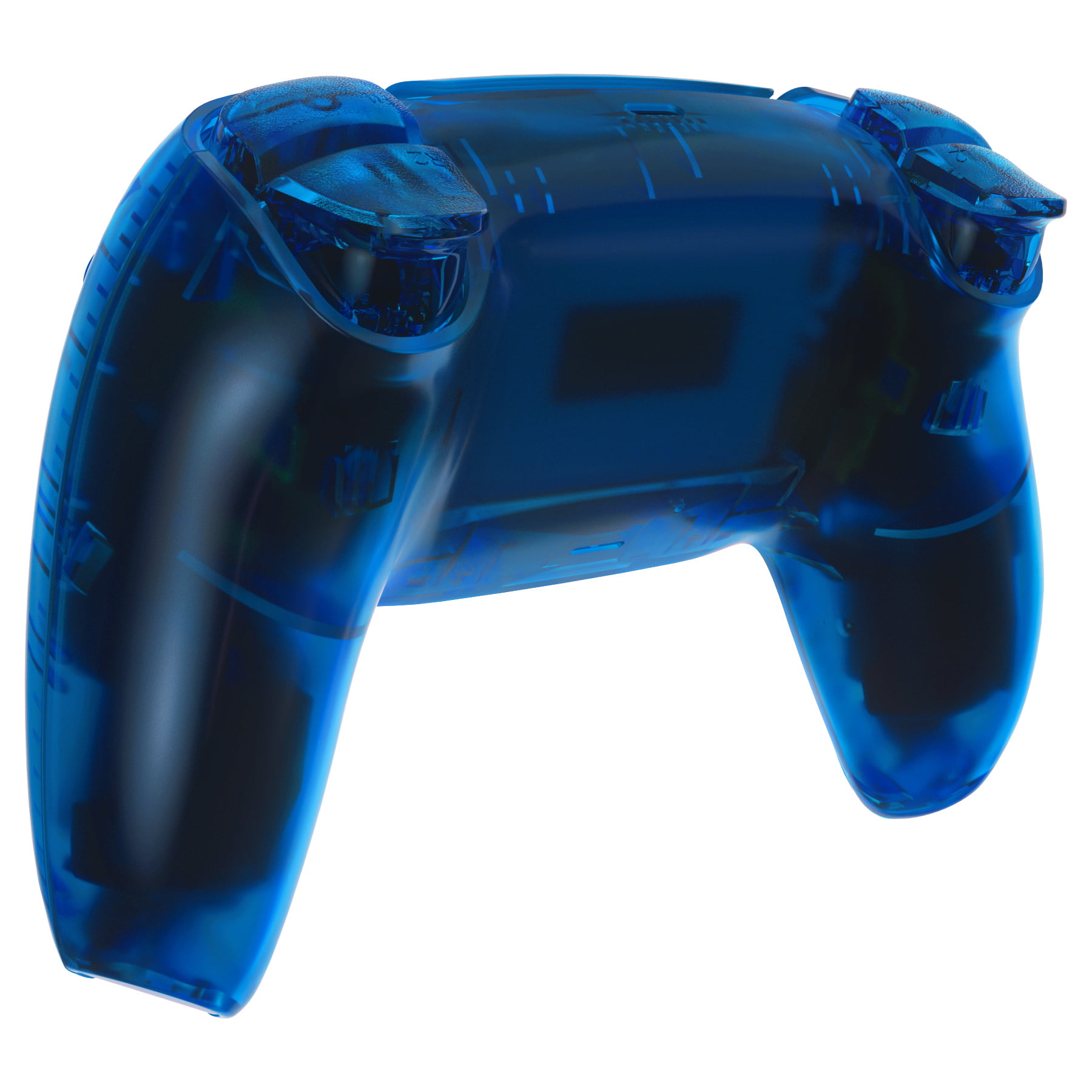 eXtremeRate Full Set Housing Shell with Buttons Touchpad Cover, Clear Blue  Custom Replacement Decorative Trim Shell Front Back Plates Compatible with  ps5 Controller Controller NOT Included