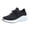 15#Black, variant on Womens Flying Woven Mesh Casual Sneakers, Breathable Lace Up Soft Sole Shoes, Lightweight Daily Walking Athletic Footwear White 37