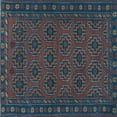 thumbnail image 1 of Ahgly Company Indoor Square Persian Light Blue Traditional Area Rugs, 8' Square, 1 of 4