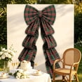 thumbnail image 6 of Cififendec Large Christmas Giant Plaid Bow Ornament, 78.74"×19.69", Tartan Bow Hanging Decoration for Party Backdrop and Seasonal Scene Styling, 6 of 6
