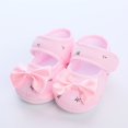 thumbnail image 2 of BOBOGOJP Baby Girls Shoes Infant Mary Jane Dress Bowknot Princess Crib Flats For Newborn First Walkers Beige 7 2 of 10