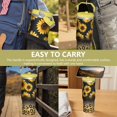 thumbnail image 7 of 30 Oz Tumbler Yellow Leopard-print Sunflower Tumbler with Lid and Straw, Birthday Gift Cup for Friend Women Men Coffee Travel Mug Thanksgiving Day Halloween Christmas Gift Water Bottle, 7 of 7