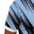 thumbnail image 5 of Dolkfu Short Sleeve Shirts&nbsp;for Men Collared Button Refreshing Blue Tops Modern Minimalist Patchwork Polos Light Blue,Xxxxl, 5 of 5