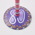 thumbnail image 3 of Lolita Happy 80th Birthday Hand Painted Wine Glass 15oz, 3 of 3