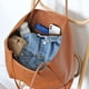 thumbnail image 5 of Bolso de mano HOXIS Oversize de piel sintética para mujer naranja-marrón, 5 of 7