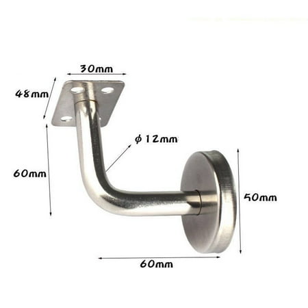 

Handrail Bracket Bannister Wall Support Hand Rail Balustrade Mopstick Strong 60 mm x 60 mm