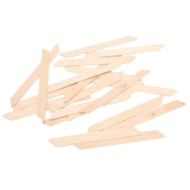 Craft de Madera, Palos de Depilación Sin Proceso de Blanqueo 20pcs Aplicador de Cera para Cejas/Áreas de Bikini