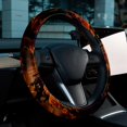 thumbnail image 6 of Halloween Car Wheel Cover, Steering Wheel Cover 14.5 Inch, Printing, PVC Leather, Auto Accessories, 6 of 6