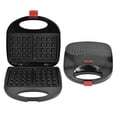 thumbnail image 2 of Plancha eléctrica para encimera, máquina para hacer pan, parrilla interior eléctrica para el hogar para desayuno, enchufe europeo, gofres de 220V, 2 of 5