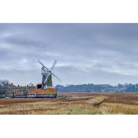 UK, England, Norfolk, North Norfolk, Cley next the Sea, Cley Windmill Print Wall Art By Alan (Best Wind Up Radio Uk)