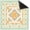 -, variant on Orange and Green Chinoiserie Floral Mahjong Mat 31.5 x 31.5 in,Abstract Art Chinese Non-Slip Noise Reduction Gaming Mat for Table American Mahjong Poker Board Games Card Games Dominoes