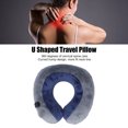 thumbnail image 4 of Self Inflatable Travel Pillow, Skin Friendly Breathable Chain Support U Shaped Travel Pillow Space Saving Non Fading  For Napping, 4 of 8
